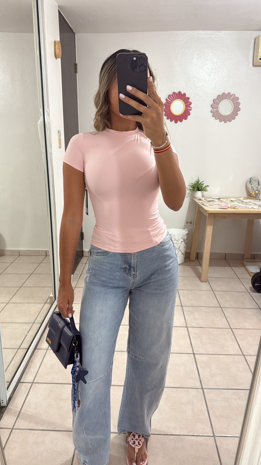 Andrea Baby Pink Top