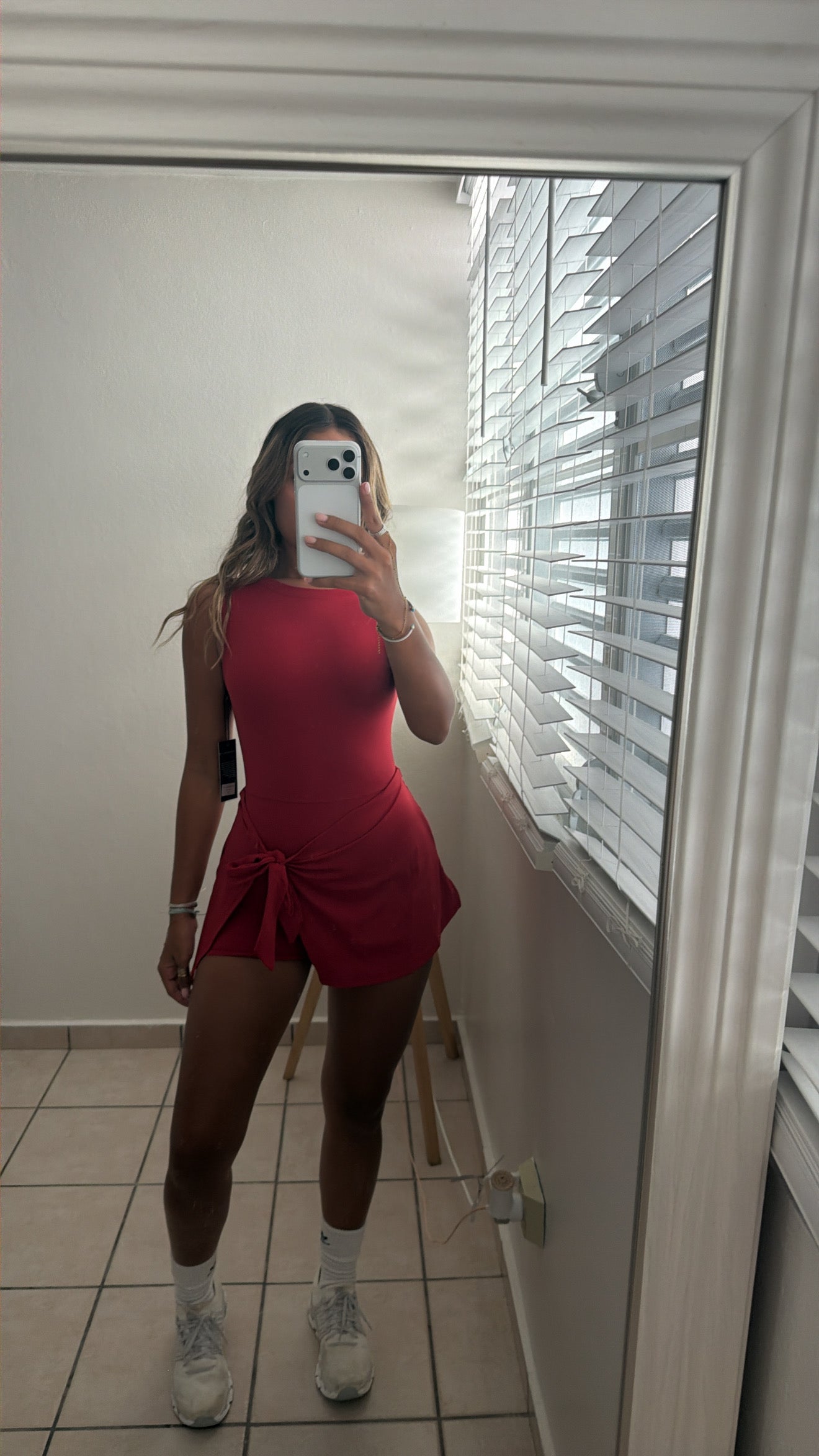 Nadia Red Active Jumpsuit