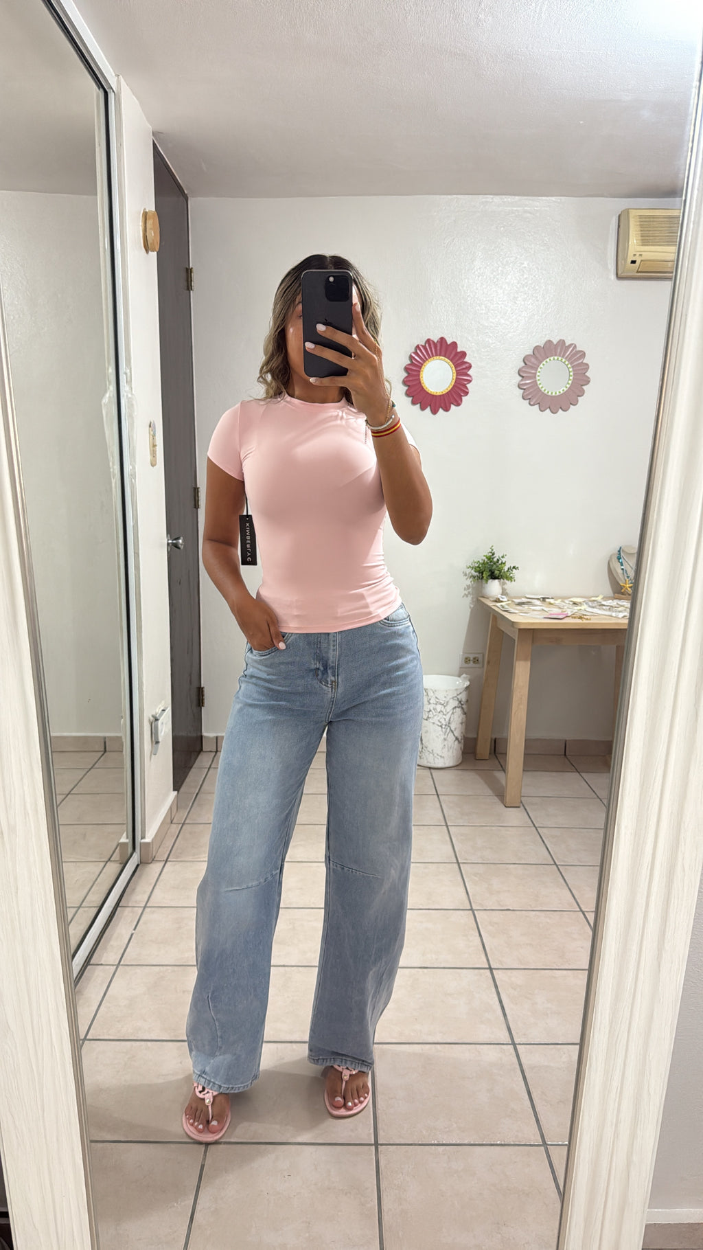 Andrea Baby Pink Top