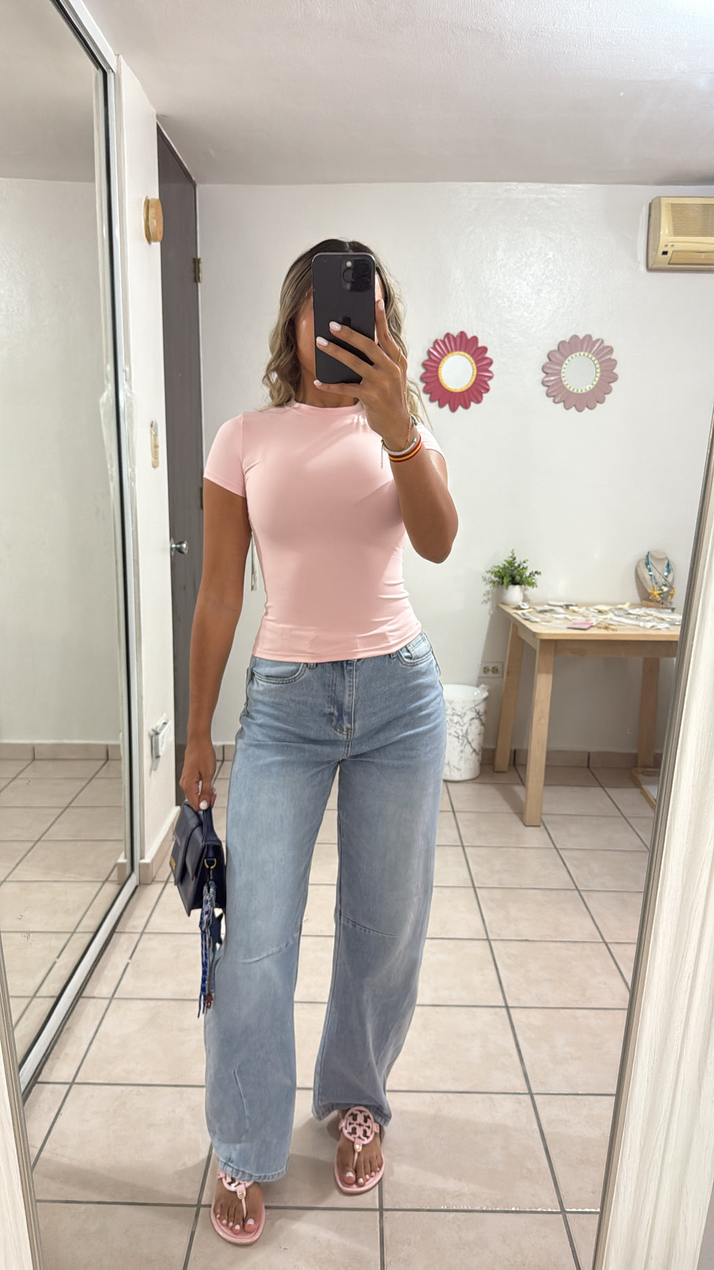 Andrea Baby Pink Top